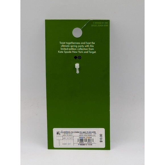 Kate Spade New York x Target - Blue Strawberry Bag Charm Keychain - NWT - Picture 2 of 3